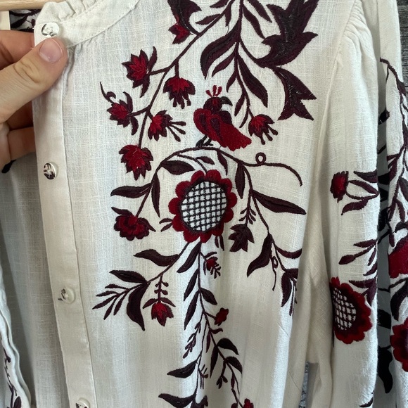 Sundance embroidered long sleeve maxi dress - Picture 4 of 8